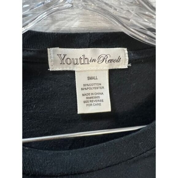 Youth in Revolt QUEEN Crop Pullover‎ Sweater Small - Picture 5 of 5